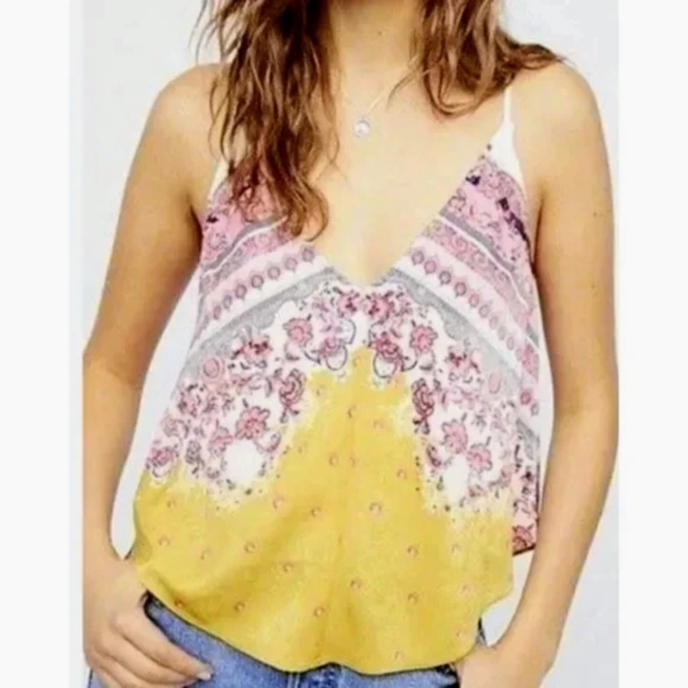 Free People Intimately Runaround Print Cami
